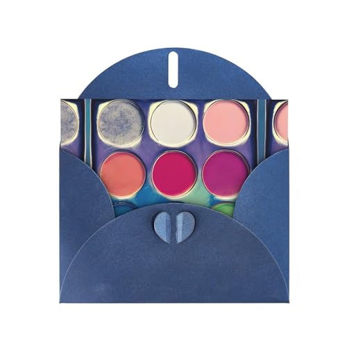 YYHWHJDE Blaue Grußkarte, runde Farbpalette, Muster für Weihnachten, Kindergeburtstag, Valentinstag und Party-Einladung YYHWHJDE Blaue Grußkarte, runde Farbpalette, Muster für Weihnachten, Kindergeburtstag, Valentinstag und Party-Einladung von YYHWHJDE