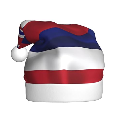 YYHWHJDE Flagge von Hawaii Amerikanische Weihnachtsmütze für Erwachsene - Festliche Party Dekoration, weiches und langlebiges Material von YYHWHJDE