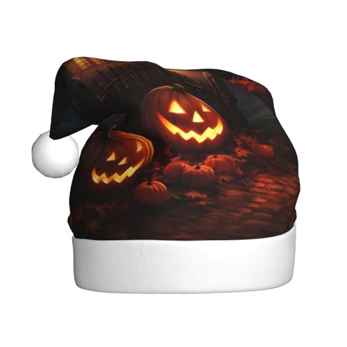 YYHWHJDE Halloween Horror Weihnachtsmütze für Erwachsene - Festliche Party Dekoration, weiches und strapazierfähiges Material von YYHWHJDE