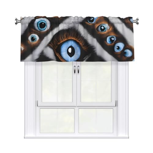YYHWHJDE Kurzgardinen mit Volant-Stange, 137,2 x 45,7 cm, Vorhang, Volant, Küche, Badezimmer, Waschküche, Studio, Heimdekoration YYHWHJDE Kurzgardinen mit Volant-Stange, 137,2 x 45,7 cm, Vorhang, Volant, Küche, Badezimmer, Waschküche, Studio, Heimdekoration von YYHWHJDE