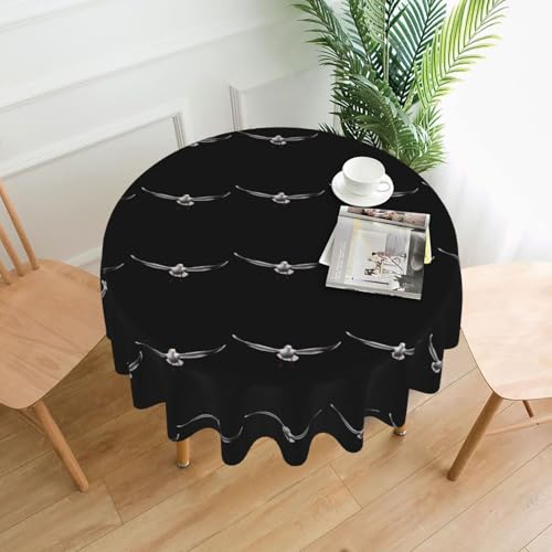 YYHWHJDE Runde dekorative Tischdecke, 152,4 cm, Möwe, die Brotdrucke liebt, für den Innen- und Außenbereich auf runden Tischen wie Couchtischen, Esstischen und Bauernhoftischen YYHWHJDE Runde dekorative Tischdecke, 152,4 cm, Möwe, die Brotdrucke liebt, für den Innen- und Außenbereich auf runden Tischen wie Couchtischen, Esstischen und Bauernhoftischen von YYHWHJDE
