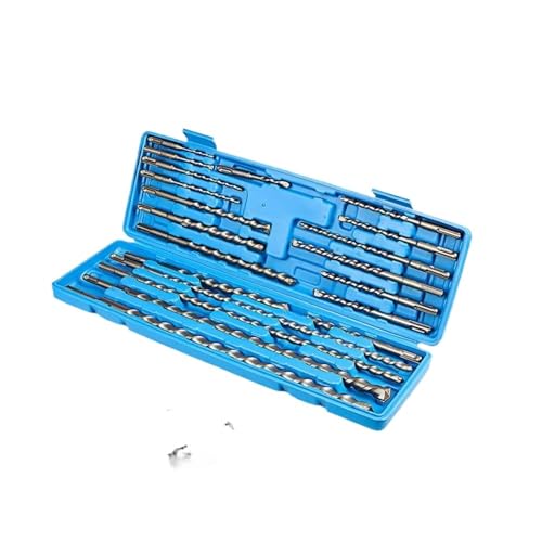 20-teiliges SDS-Plus-Set for elektrische Hammerbohrer – 5–20 mm for Beton, Ziegel und Mauerwerk, inklusive Lochsäge for Bohren in Wände 20-teiliges SDS-Plus-Set for elektrische Hammerbohrer – 5–20 mm for Beton, Ziegel und Mauerwerk, inklusive Lochsäge for Bohren in Wände von YYJOUPLM