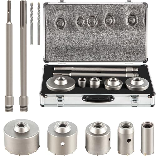 4-in-1-Beton-Lochsägen-Set, 8/9-teilig, 30–100/40–125 mm, SDS Plus oder SDS Max Schaft, Zementbohrer, Lochöffner-Werkzeugset 4-in-1-Beton-Lochsägen-Set, 8/9-teilig, 30–100/40–125 mm, SDS Plus oder SDS Max Schaft, Zementbohrer, Lochöffner-Werkzeugset von YYJOUPLM