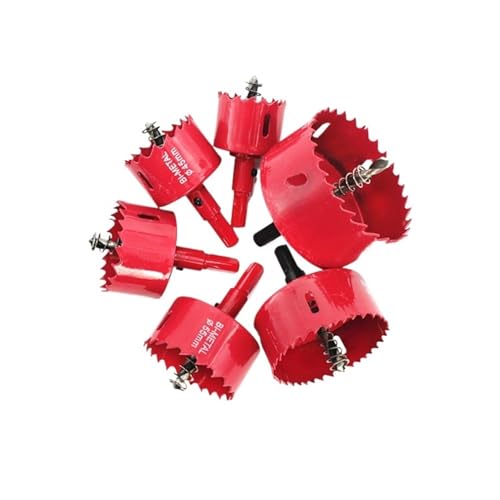 60–75 mm Bi-Metall-Holzlochsägen-Bohrer, HSS-Stahl, M42-Lochsäge, Holz-Set, Öffner for Bretter, Holz/Aluminium, Eisenrohr(11PCS) von YYJOUPLM
