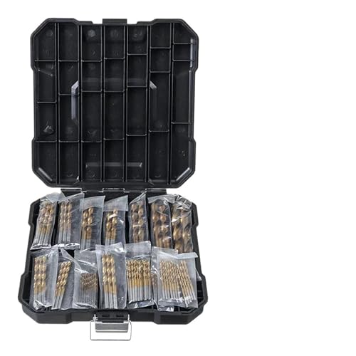 99-teiliges Titan-Bohrer-Set, Schnellarbeitsstahl-Bohrer for Stahlplatten, Holz, Kunststoff, Metall, Kupferlegierung, Holzbearbeitung, Lochöffner von YYJOUPLM