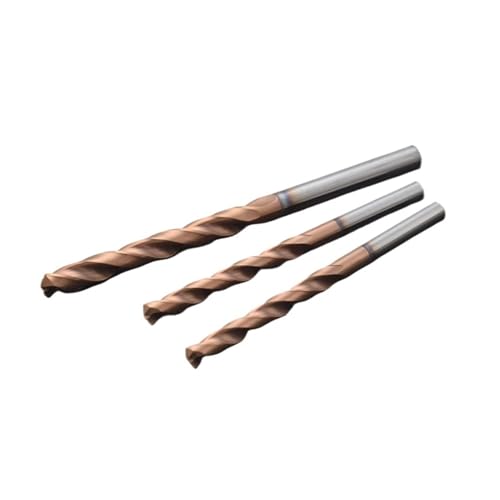 CNC-Hartmetallbohrer, 60 80 100 150 mm, lange Länge, Wolframstahl, for Edelstahl, Metall, for Aluminium, Kupfer, Lochbearbeitungswerkzeug(10.6mm,150mm) von YYJOUPLM