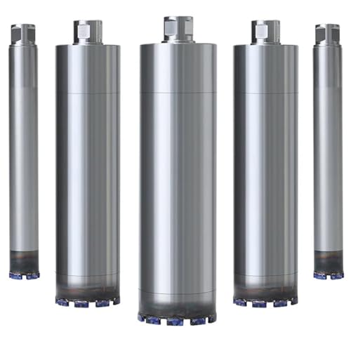 Diamantkernbohrer for Stahlbeton, 25–400 mm, Spaltbohrer, M22 T32, 1 1/4UNC, Gesamtlänge 420 mm, Stanzlochwerkzeug(102MM,T32 Thread) von YYJOUPLM