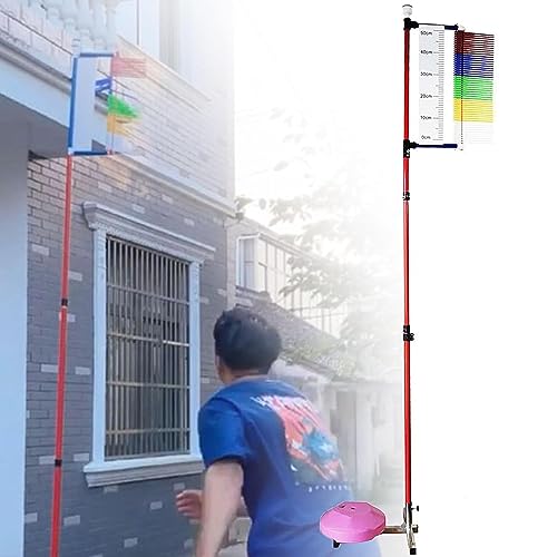 YYJYZH 3,9-11,5 Fuß Vertikaler Sprungtester mit Stabiler Basis, Vertical Challenger Jump Tester Messwerkzeug Hochsprung-Trainingsgerät, für Basketball/Badminton von YYJYZH