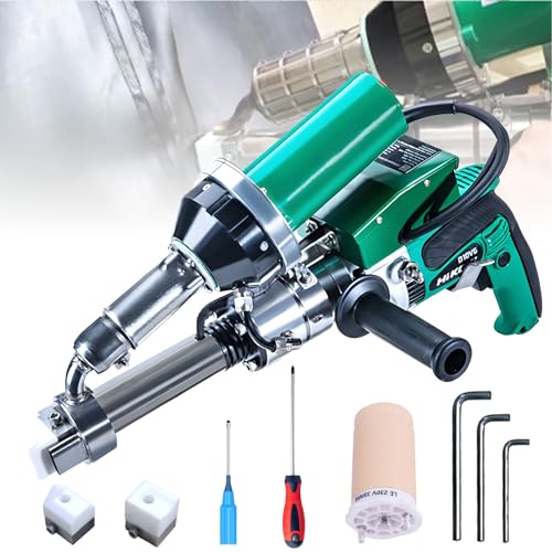 YYJYZH Handextrusionsschweißpistole Handheld-Kunststoffschweißextruder Extrusionspistolenschweißmaschine Duale Heizung 1600 W Heißluftleistung Extrusionskapazität 2,5 kg/h YYJYZH Handextrusionsschweißpistole Handheld-Kunststoffschweißextruder Extrusionspistolenschweißmaschine Duale Heizung 1600 W Heißluftleistung Extrusionskapazität 2,5 kg/h von YYJYZH