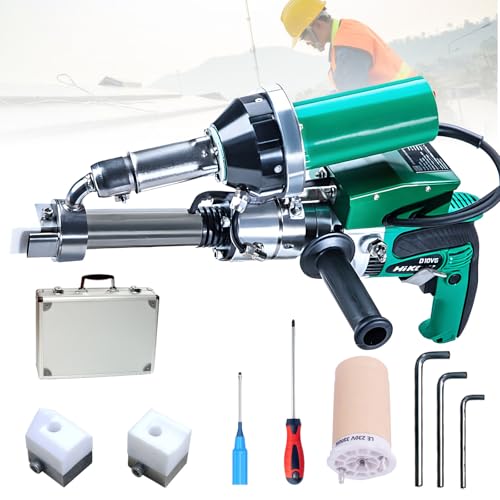 YYJYZH Handheld-Kunststoff-Extrusionsschweißer-Kit Kunststoff-Handheld-Extruder-Schweißpistole Handschweißpistole Dual-Heizungs-Heißlufttemperatur 20~620 °C YYJYZH Handheld-Kunststoff-Extrusionsschweißer-Kit Kunststoff-Handheld-Extruder-Schweißpistole Handschweißpistole Dual-Heizungs-Heißlufttemperatur 20~620 °C von YYJYZH