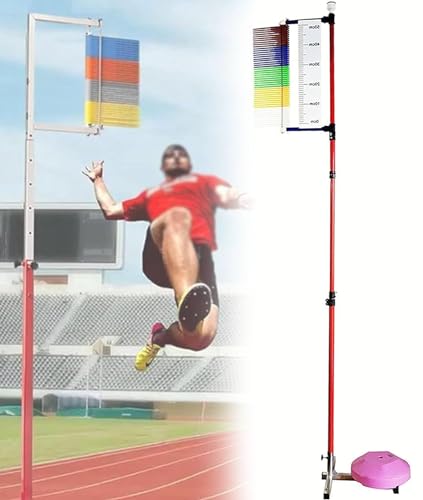YYJYZH Training Vertikaler Sprungtester, Vertikales Sprungmesswerkzeug für Volleyball, Basketball, 1,3-3,6 m höhenverstellbarer vertikaler Sprungtester, Sprungtestgerät von YYJYZH