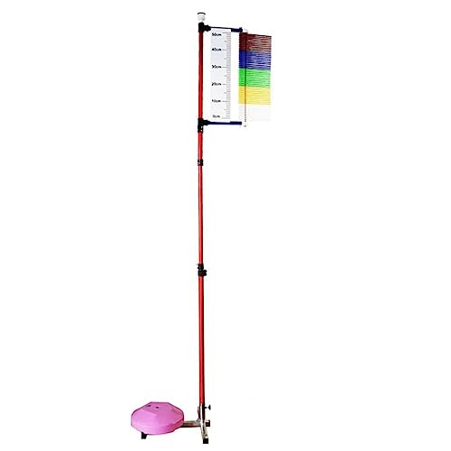 YYJYZH Vertikaler Sprungtester Sprungmessung Test Stick Pole Tool, 3,9-11,5 Fuß Vertikaler Sprungtester mit Stabiler Basis, Basketball Volleyball Trainingshilfe von YYJYZH