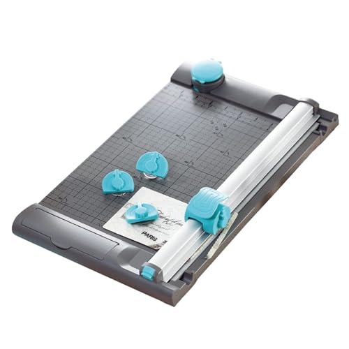 YYLHJW 5-in-1 A4-Papierschneider, 10 Blatt manueller Präzisionspapierschnitt, gerade Linie, gestrichelte Linie, Kurve, Knitterlinie, Schnittfilet, Heavy Duty Guillotine Papierschneider von YYLHJW