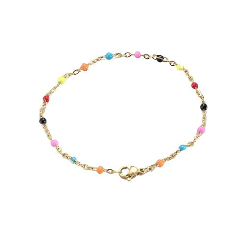YYLUOYANG Armband Damen 2PCS Edelstahl Armbänder Bettelarmband Schmuck 7-9 Zoll Damenarmbänder Armband(7 inch(17.78 cm),Q0327) von YYLUOYANG