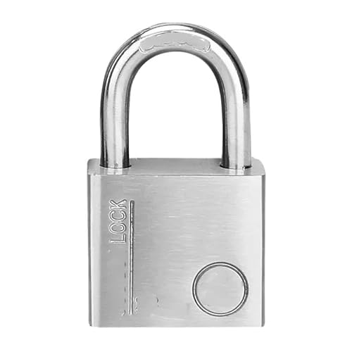 YYLUOYANG VorhäNgeschloss 1PC Edelstahl Vorhängeschloss Schrankschloss Möbelschloss Wasserdichtes rostfreies Türschloss mit 4 Schlüsseln Schloss Mit SchlüSsel(50mm-Short-4keys) von YYLUOYANG