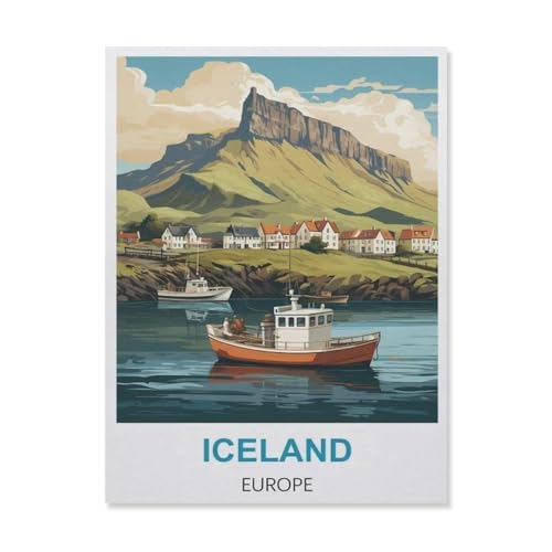 YYNFHCBS 5D diy Diamond Painting，Island Europa，Full Round Diamantstickerei Mosaik Kreuzstichmuster Perlenstickerei Home Deco（40 x 50 cm/15.74 x 19.68 Zoll）-B29 von YYNFHCBS