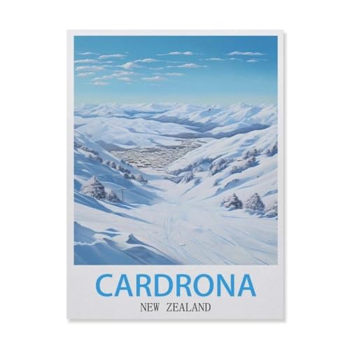 YYNFHCBS DIY 5D Diamond Painting，Cardrona Neuseeland，Round Diamond Cross Stitch, Used for Room Decoration（30 x 40 cm/11.81 x 15.74 Zoll）-F52 von YYNFHCBS
