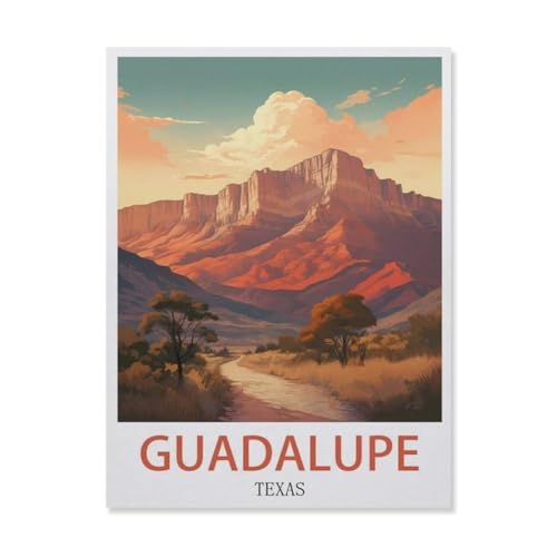 YYNFHCBS DIY 5D Diamond Painting，Guadalupe Texas，Round Diamond Cross Stitch, Used for Room Decoration（50 x 60 cm/19.68 x 23.62 Zoll）-F12 von YYNFHCBS