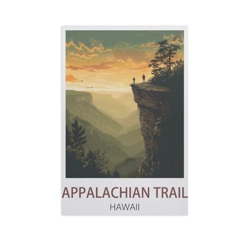YYNFHCBS DIY Malen nach Zahlen，Appalachian Trail Hawaii，diy malen nach zahlen erwachsene landsch Mit Pinsel und Acrylfarbe Erwachsenenfarbe nach Zahlen Kits Kunst（50x60cm） 19.6x23.6 Zoll-J94 von YYNFHCBS