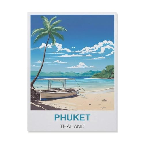 YYNFHCBS Diamond 5D DIY Diamond Painting，Phuket Thailand，3D-Stickerei Kreuzstich-Mosaik-Malerei-Dekor（50 x 60 cm/19.68 x 23.62 Zoll）-A36 von YYNFHCBS