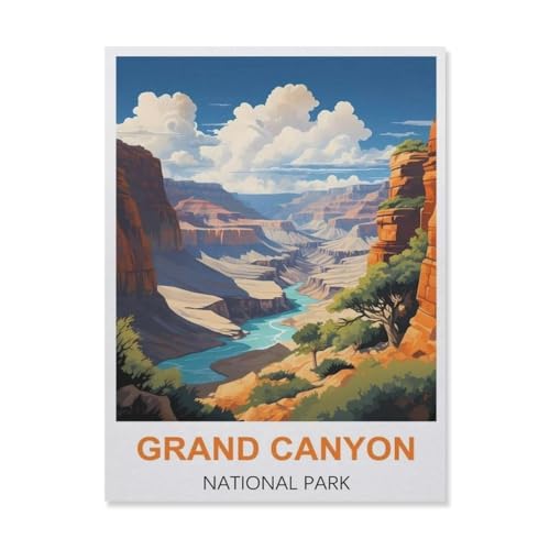 YYNFHCBS Grand Canyon Nationalpark USA，DIY Diamant Stickerei volle Round Bohrer 5d DIY Diamant malerei mosaik dekoration（30 x 40 cm/11.81 x 15.74 Zoll）-D83 von YYNFHCBS