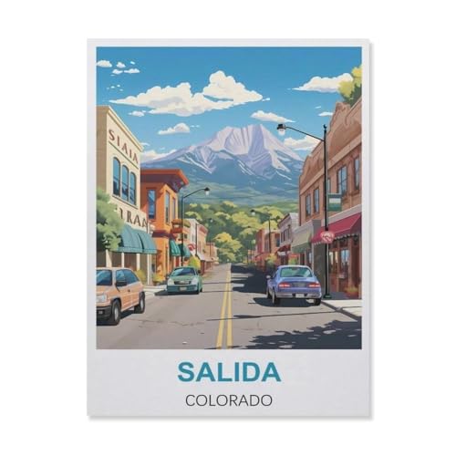 YYNFHCBS Salida Colorado，DIY Diamant Stickerei volle Round Bohrer 5d DIY Diamant malerei mosaik dekoration（50 x 60 cm/19.68 x 23.62 Zoll）-D43 von YYNFHCBS