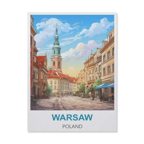YYNFHCBS Warschau Polen，DIY Diamant Stickerei volle Round Bohrer 5d DIY Diamant malerei mosaik dekoration（30 x 40 cm/11.81 x 15.74 Zoll）-B3 von YYNFHCBS