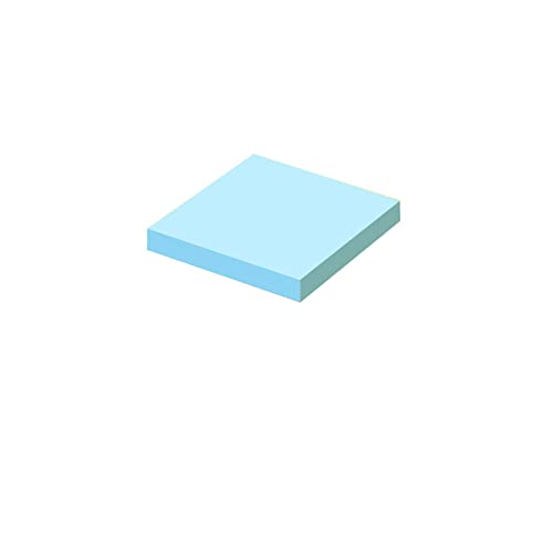 Haftnotizen 76 x 76mm, Selbstklebende Haftnotizzettel,100 Sticky Notes,Geeignet für Schule, Zuhause oder Büro (blau) von YYST