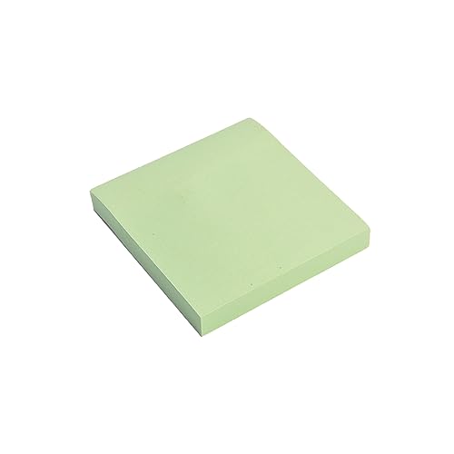 100 Stück Haftnotizen 76 x 76mm Selbstklebende Haftnotizzettel Sticky Notes Geeignet für Schule Zuhause oder Büro (grün) von YYST