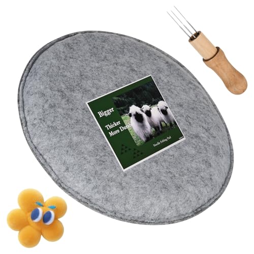 YYTECH Filzunterlage zum Filzen 9,84 * 9,84 Zoll Filznadeln zum Trockenfilzen, Nadelfilzpad, Nadelfilz Werkzeugsatz, Nadelfilznadeln und Filzpad, Filzen Unterlage zum Trockenfilzen Starterset YYTECH Filzunterlage zum Filzen 9,84 * 9,84 Zoll Filznadeln zum Trockenfilzen, Nadelfilzpad, Nadelfilz Werkzeugsatz, Nadelfilznadeln und Filzpad, Filzen Unterlage zum Trockenfilzen Starterset von YYTECH