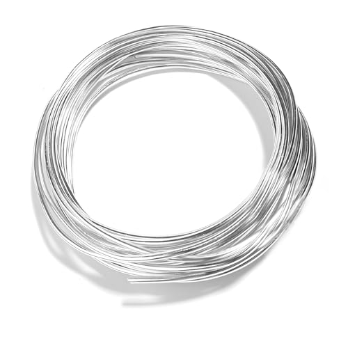 Basteldraht 2mm x 15m Aluminiumdraht Silberdraht zum Basteln Biegsamer Aludraht Schmuckdraht Silber für Schmuck Bastelarbeiten Basteldraht 2mm x 15m Aluminiumdraht Silberdraht zum Basteln Biegsamer Aludraht Schmuckdraht Silber für Schmuck Bastelarbeiten von YYTOL