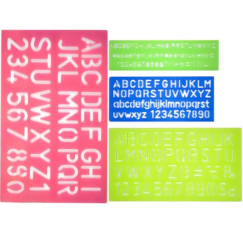 Schablonen Buchstaben Buchstabenschablonen Klein Zufällige Farbe Zeichenschablone Buchstaben Zahlen Schablone Groß für DIY Schablonen Buchstaben Buchstabenschablonen Klein Zufällige Farbe Zeichenschablone Buchstaben Zahlen Schablone Groß für DIY von YYTOL