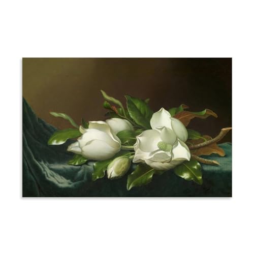 YYUEQIL Martin Johnson Head-Drucke Magnolien auf hellblauem Samtstoff, Wandkunst, Leinwand-Kunst, Bilddrucke, zum Aufhängen, Foto, Geschenkidee, Dekoration, Zuhause, Kunstwerke, ungerahmt, 20 x 30 cm YYUEQIL Martin Johnson Head-Drucke Magnolien auf hellblauem Samtstoff, Wandkunst, Leinwand-Kunst, Bilddrucke, zum Aufhängen, Foto, Geschenkidee, Dekoration, Zuhause, Kunstwerke, ungerahmt, 20 x 30 cm von YYUEQIL