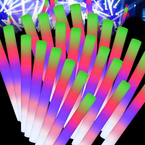 YYYuYong 110 Stück LED Leuchtstäbe Party,3 Effekte LED Schaumstoff Leuchtstab für Partys & Hochzeit,8–10 Stunden blinkende Party Sets, die im Dunkeln leuchten YYYuYong 110 Stück LED Leuchtstäbe Party,3 Effekte LED Schaumstoff Leuchtstab für Partys & Hochzeit,8–10 Stunden blinkende Party Sets, die im Dunkeln leuchten von YYYuYong