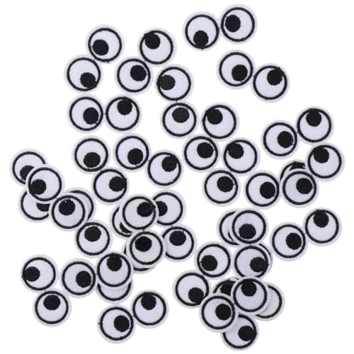 YYlingx 30 x schwarz-weiße Aufnäher in Augenform, bestickt, zum Aufbügeln oder Aufnähen, Cartoon-Aufnäher für T-Shirts, Jeans, Schuhe, Taschen, Kleidungszubehör YYlingx 30 x schwarz-weiße Aufnäher in Augenform, bestickt, zum Aufbügeln oder Aufnähen, Cartoon-Aufnäher für T-Shirts, Jeans, Schuhe, Taschen, Kleidungszubehör von YYlingx