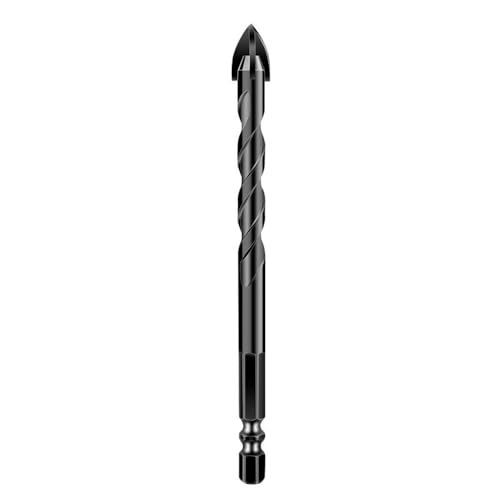 1 stück 3-12mm Kreuz Hex Fliesen Bohrer Bits Set for Glas Keramik Beton Loch Opener Ziegel Harte Legierung dreieck Bit Werkzeug Metall Bohrer(4mm-1pcs) von YZADSXCL