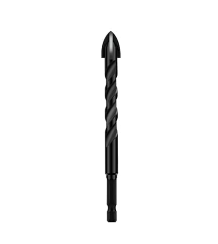 1 stück 3 4 5 6 8 10 12mm Kreuz Hex Fliesen Bohrer for Glas Beton Keramik Fliesen Loch opener Tunsten Hartmetall Legierung Bits Set Werkzeuge(1pc 5mm) von YZADSXCL
