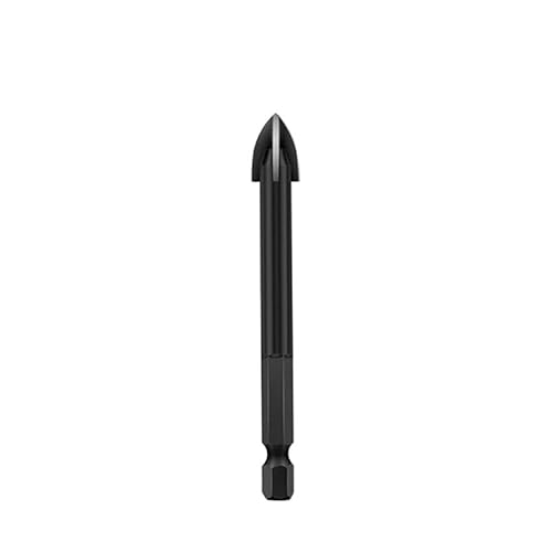 1 stück Größe 3/4/5/6/7/8/10/12 Mm Kreuz Hex Fliesen Bits Glas Keramik Beton Loch Opener Legierung Dreieck Bohrer(Black,10mm) von YZADSXCL