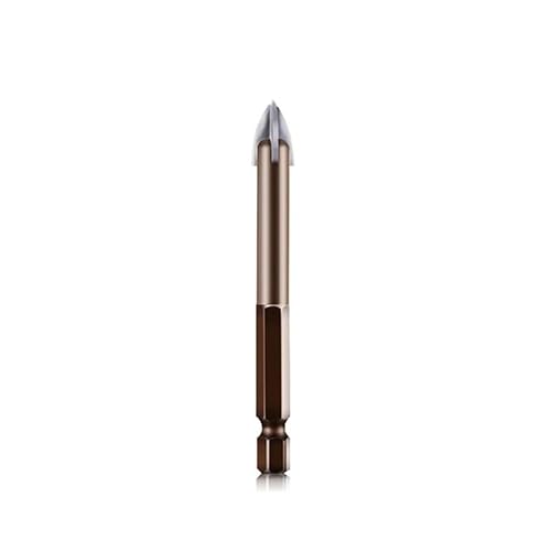 1 stück Größe 3/4/5/6/7/8/10/12 Mm Kreuz Hex Fliesen Bits Glas Keramik Beton Loch Opener Legierung Dreieck Bohrer(Brown,6mm) von YZADSXCL