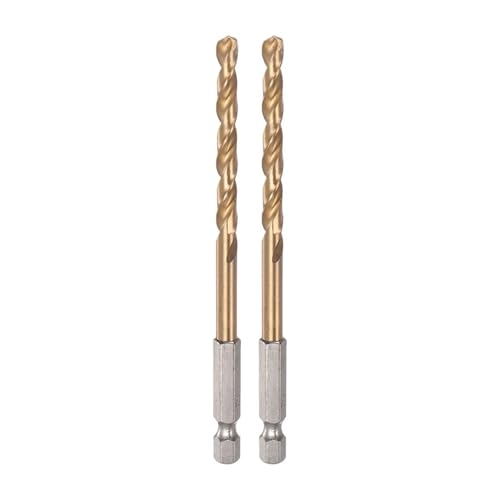 2 stücke 1/4 "Sechskantschaft Titan HSS Spiralbohrer 2/3/4/5mm M35 High Speed ​​Stahl Spiralbohrwerkzeug Elektrowerkzeuge(3.5mm) von YZADSXCL