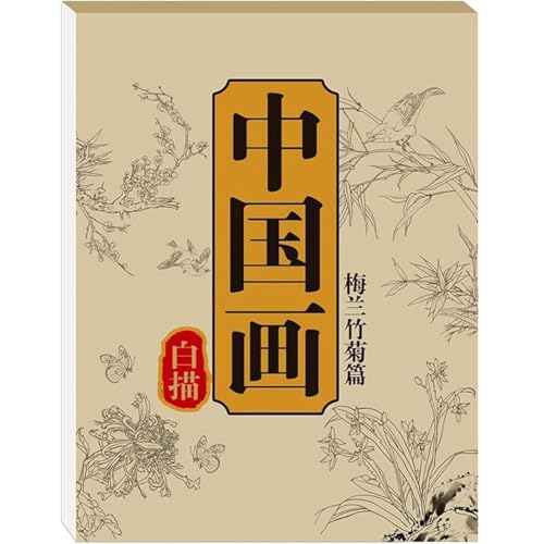 Chinesisches Malalbum, weißes Zeichnen, Kopieralbum, Übungsbuch, chinesisches Kalligraphie-Papierbuch, Anfänger, chinesisches Malen, Kopierbuch (D) von YZBBSH