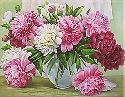 YZDKJ DIY Kreuzstich-Stickerei Blumen Baumwollfaden-Malerei-Kits-Hand-Nadelarbeit 14CT Home Decoration (Color : CT 042, Size : 14CT) von YZDKJ