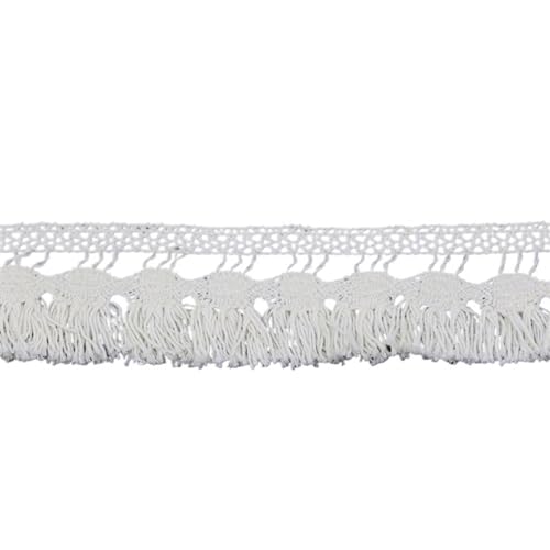 (3 Meter/Beutel) Quaste Spitze Baumwollstoff Beige Band Hohlschnitt Kleidung DIY Nähen Handgefertigte Materialien Vielseitig für DIY-Handarbeiten und Nähen(3cm) von YZDKR