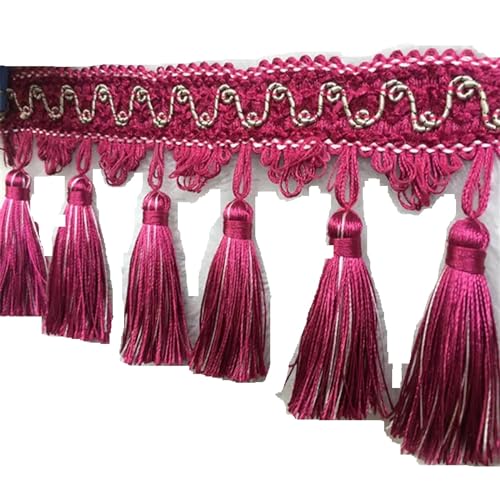 1/2 Meter Nähen Quaste Spitze Fransen Herstellung Haushalt Handwerk Vorhang Stoff Band Polster Home Bekleidungszubehör DIY Dekor für DIY-Handarbeiten und Nähen(11,1M) von YZDKR