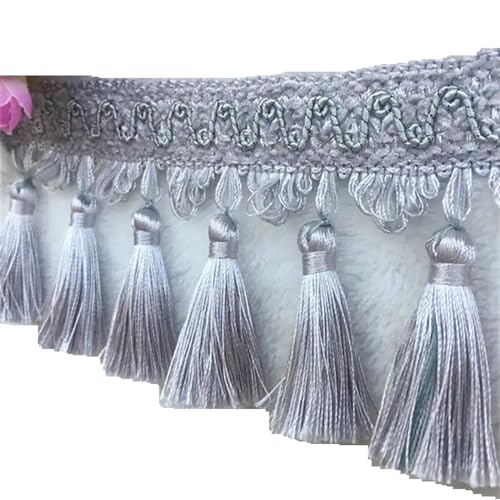 1/2 Meter Nähen Quaste Spitze Fransen Herstellung Haushalt Handwerk Vorhang Stoff Band Polster Home Bekleidungszubehör DIY Dekor für DIY-Handarbeiten und Nähen(9,2M) von YZDKR
