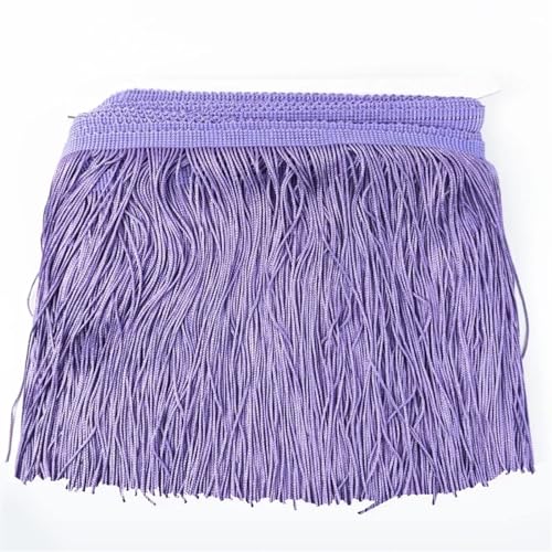 10 Meter 10/15/20/30 cm Quaste Fringe Trim Spitzenband DIY Latin Kleid Fransen Kleidungsstück Dekor Vorhang Nähzubehör für DIY-Handarbeiten und Nähen(No.51,10cm) von YZDKR