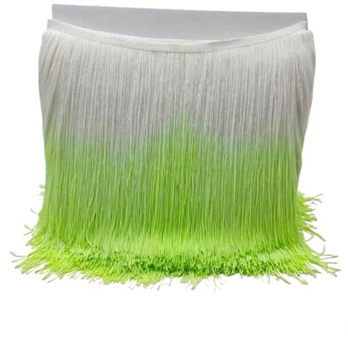 2/5/10M 20cm Quaste Spitzenbesatz Bänder DIY Nähen Lateinisches Kleid Kleidungsstück Stoff Zubehör für DIY-Handarbeiten und Nähen(17,20cm-5Meters) von YZDKR