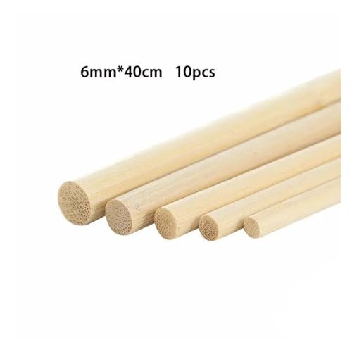 3–8 mm runde Bambusstäbe aus Holz, for Selbermachen, handgefertigt, for Möbel, Ornamente, Herstellung von kleinen Holzstäben, Material, Holzbearbeitungsbedarf für DIY-Projekte, Kunst und Kunsthandwerk von YZDKR