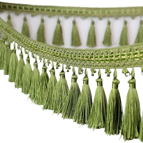 5 Meter Vorhang Nähen Quaste Spitze Fransenbesatz Geflochtener Spitzenbesatz Home Möbel Polsterband Dekor Zubehör für DIY-Handarbeiten und Nähen(02) von YZDKR
