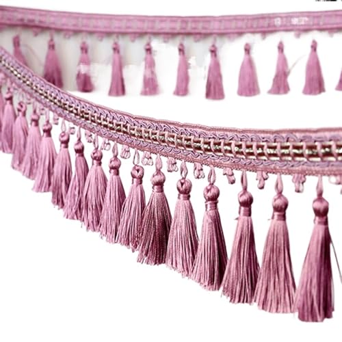 5 Meter Vorhang Nähen Quaste Spitze Fransenbesatz Geflochtener Spitzenbesatz Home Möbel Polsterband Dekor Zubehör für DIY-Handarbeiten und Nähen(05) von YZDKR